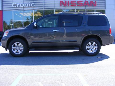 Smoke Gray Metallic Nissan Armada SE.  Click to enlarge.