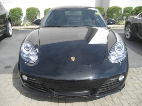 Black Porsche Cayman S.  Click to enlarge.