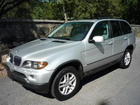 Titanium Silver Metallic BMW X5 3.0i.  Click to enlarge.
