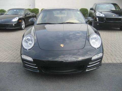 Black Porsche 911 Carrera 4S Coupe.  Click to enlarge.