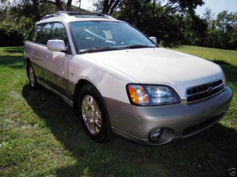 White Frost Pearl Subaru Outback VDC Wagon.  Click to enlarge.