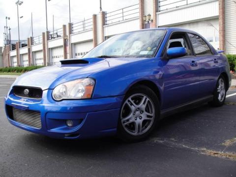 WR Blue Pearl Subaru Impreza WRX Sedan.  Click to enlarge.