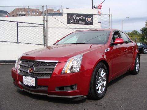 Crystal Red Cadillac CTS 4 AWD Sedan.  Click to enlarge.