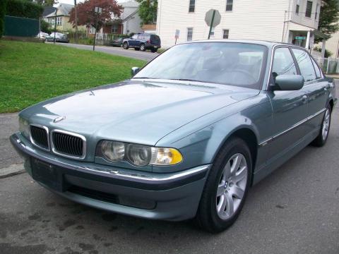 Glacier Green Metallic BMW 7 Series 740iL Sedan.  Click to enlarge.