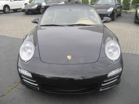 Black Porsche 911 Carrera 4S Cabriolet.  Click to enlarge.