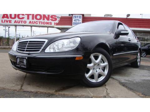 Black Mercedes-Benz S 430 4Matic Sedan.  Click to enlarge.