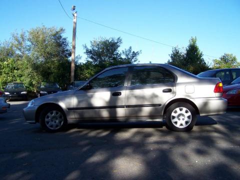 Titanium Metallic Honda Civic LX Sedan.  Click to enlarge.