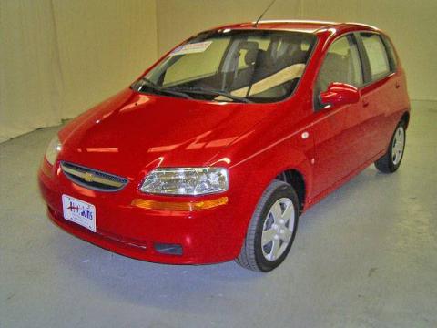 Victory Red Chevrolet Aveo Aveo5 LS.  Click to enlarge.