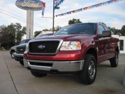 Redfire Metallic Ford F150 XLT SuperCab 4x4.  Click to enlarge.