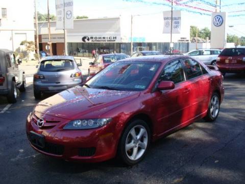 Redfire Metallic Mazda MAZDA6 i Sport Sedan.  Click to enlarge.