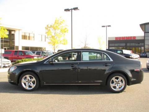 Black Granite Metallic Chevrolet Malibu LT Sedan.  Click to enlarge.