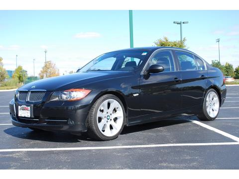 Black Sapphire Metallic BMW 3 Series 335i Sedan.  Click to enlarge.