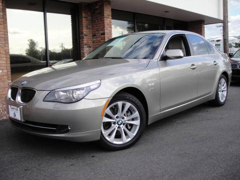Platinum Bronze Metallic BMW 5 Series 535xi Sedan.  Click to enlarge.