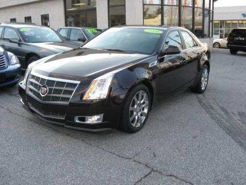 Black Cherry Cadillac CTS 4 AWD Sedan.  Click to enlarge.