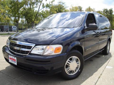 Dark Sapphire Blue Metallic Chevrolet Venture LS.  Click to enlarge.