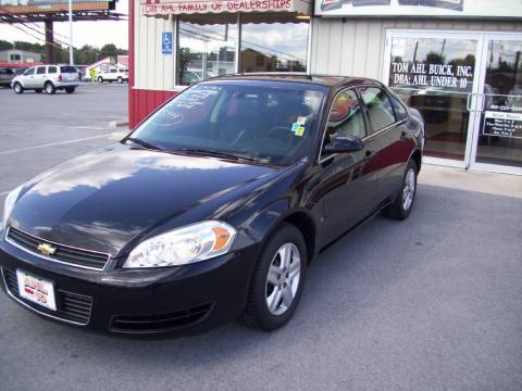 Black Chevrolet Impala LS.  Click to enlarge.