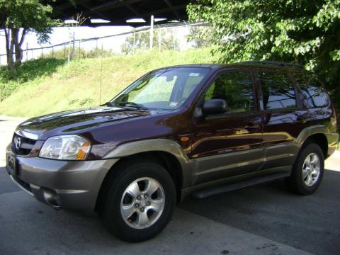 Chestnut Metallic Mazda Tribute LX V6 4WD.  Click to enlarge.