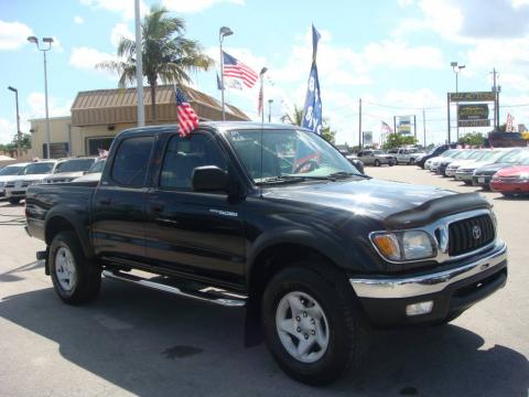 Black Sand Pearl Toyota Tacoma V6 PreRunner Double Cab.  Click to enlarge.
