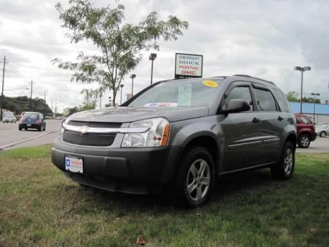 Dark Silver Metallic Chevrolet Equinox LS AWD.  Click to enlarge.