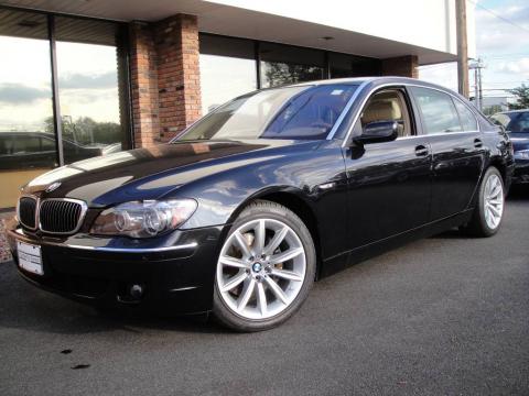 Black Sapphire Metallic BMW 7 Series 750Li Sedan. Click to enlarge. Black Sapphire Metallic BMW 7 Series 750Li Sedan. Click to enlarge.
