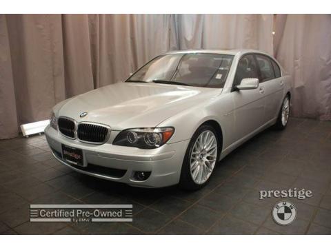 Titanium Silver Metallic BMW 7 Series 750Li Sedan.  Click to enlarge.
