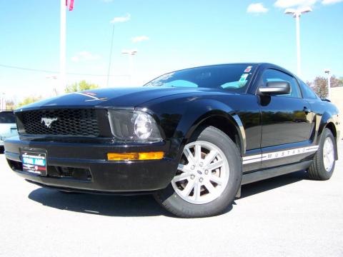 Black Ford Mustang V6 Deluxe Coupe. Click to enlarge. Black Ford Mustang V6 Deluxe Coupe. Click to enlarge.