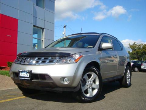Sheer Silver Metallic 2005 Nissan Murano SL AWD with Cafe Latte interior 