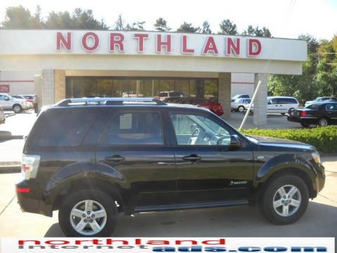 Black Mercury Mariner Hybrid 4WD.  Click to enlarge.