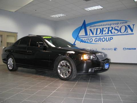 Black Clearcoat Lincoln LS V8.  Click to enlarge.