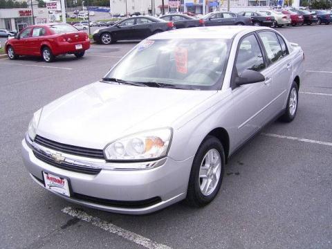 Galaxy Silver Metallic Chevrolet Malibu LS V6 Sedan.  Click to enlarge.