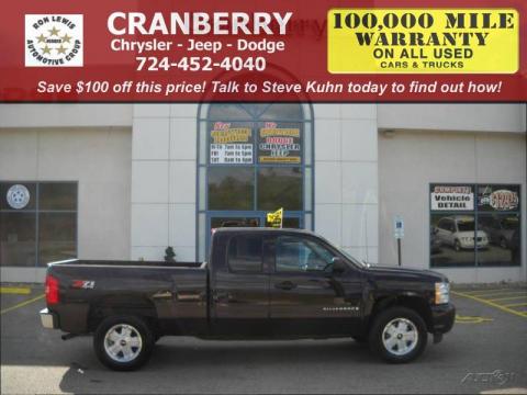 Dark Cherry Metallic Chevrolet Silverado 1500 LT Extended Cab 4x4.  Click to enlarge.