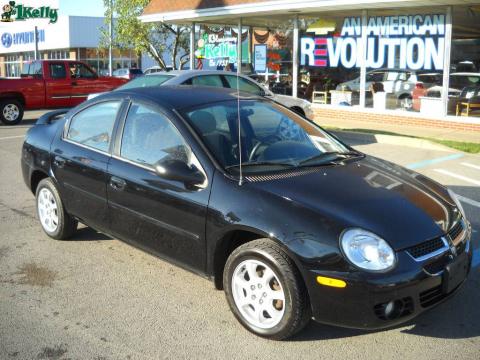 Black Dodge Neon SXT.  Click to enlarge.