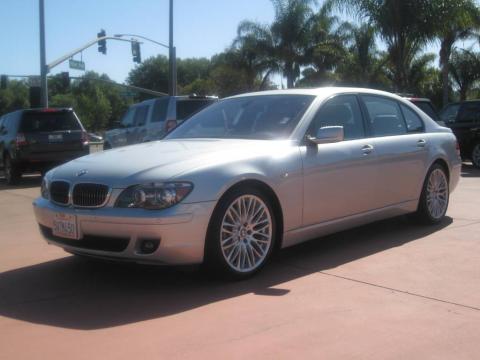 Titanium Silver Metallic BMW 7 Series 750Li Sedan.  Click to enlarge.