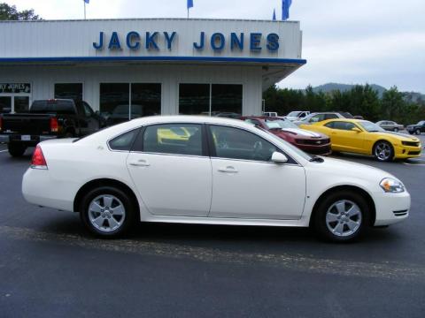 White Chevrolet Impala LT.  Click to enlarge.