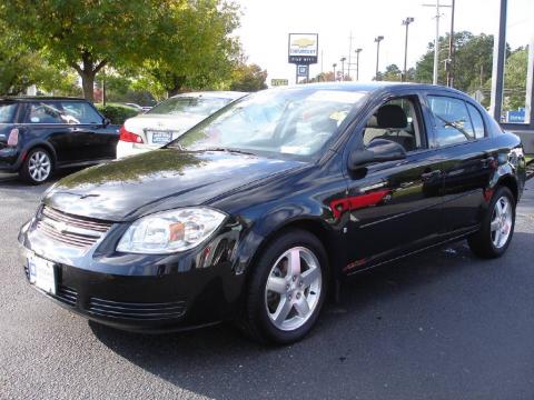 Black Chevrolet Cobalt LT Sedan.  Click to enlarge.