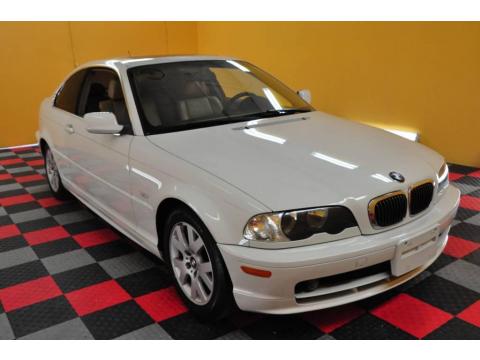 Alpine White BMW 3 Series 323i Coupe.  Click to enlarge.