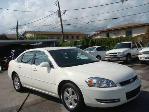 White Chevrolet Impala LT.  Click to enlarge.