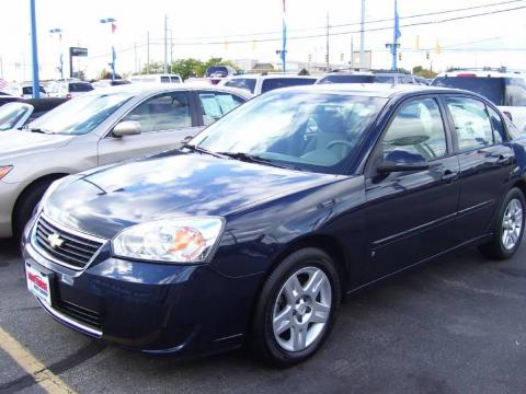 Dark Blue Metallic Chevrolet Malibu LT Sedan.  Click to enlarge.