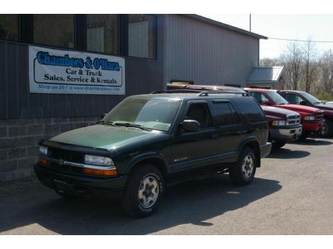 Dark Green Metallic Chevrolet Blazer LS 4x4.  Click to enlarge.