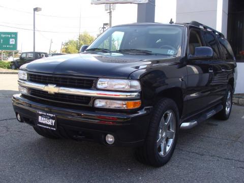 Black Chevrolet Suburban LTZ 1500 4x4.  Click to enlarge.