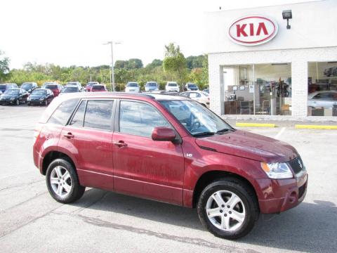 Shining Red Pearl Suzuki Grand Vitara Luxury 4x4.  Click to enlarge.