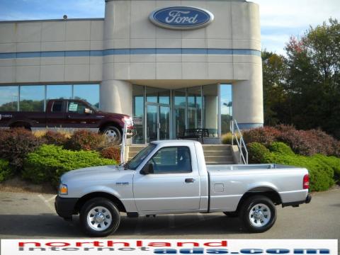 Silver Metallic Ford Ranger XL Regular Cab.  Click to enlarge.