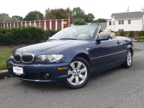 Mystic Blue Metallic BMW 3 Series 325i Convertible.  Click to enlarge.