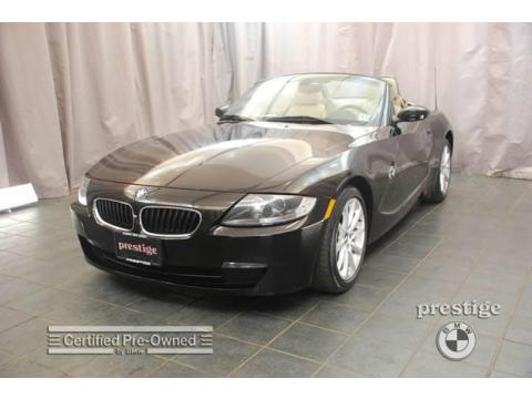 Jet Black BMW Z4 3.0i Roadster.  Click to enlarge.