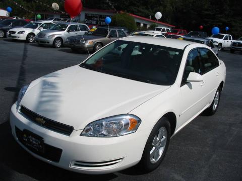 White Chevrolet Impala LT.  Click to enlarge.