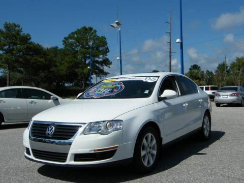 Candy White Volkswagen Passat 2.0T Sedan.  Click to enlarge.