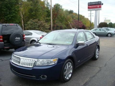 Dark Blue Pearl Metallic Lincoln MKZ Sedan.  Click to enlarge.