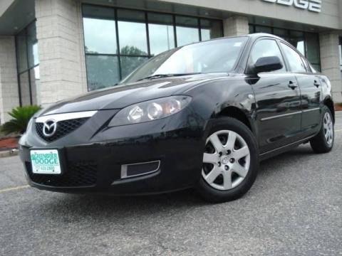 Black Mica Mazda MAZDA3 i Sedan.  Click to enlarge.
