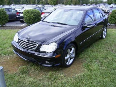 Black Mercedes-Benz C 230 Sport.  Click to enlarge.