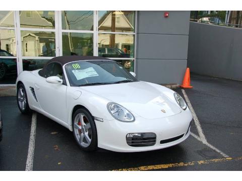 Carrara White Porsche Boxster S. Click to enlarge. Carrara White Porsche Boxster S. Click to enlarge.